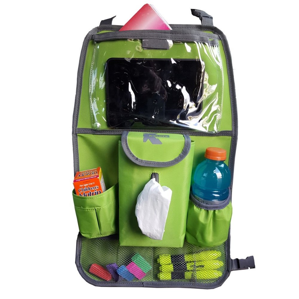Kick Mat With Ipad/Tablet Pocket & Tissue Dispenser